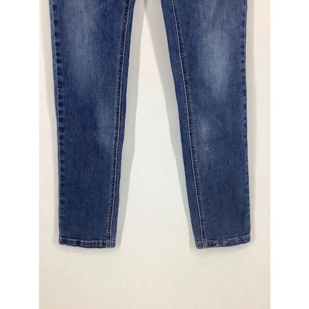 Kid Pik Girl's Medium Wash Denim Blue Skinny Jeans Kids Youth Size 14